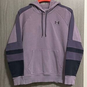 Under Armour Fleece Hoodie - Color Block & Loose - Size Large